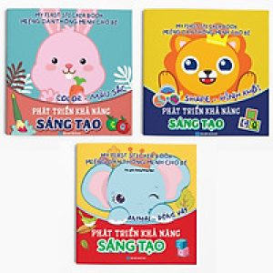 Combo 3 cuốn: Miếng dán Thông minh cho bé – My First Sticker Book